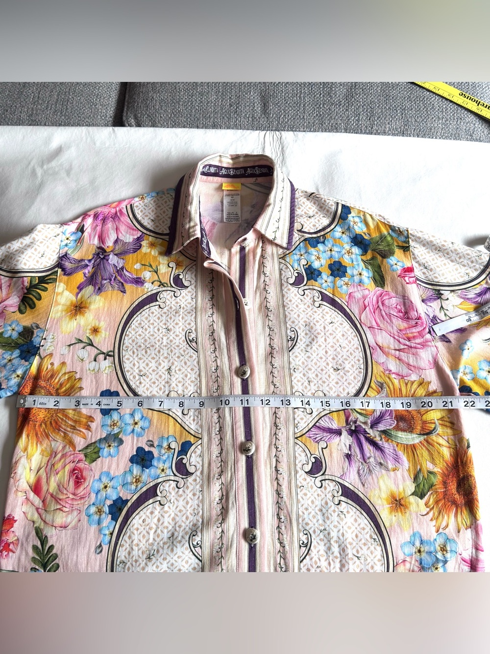 Agua Bendita Chrissy Shirt Small - Picture 12 of 13